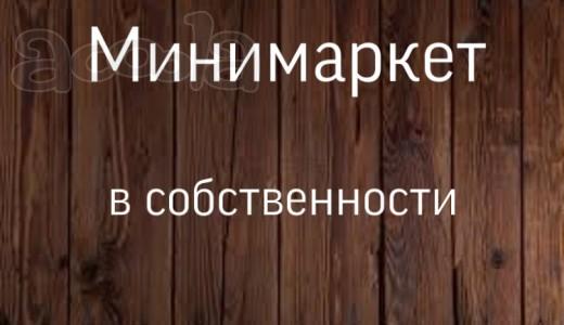 Продуктовый минимаркет в собственности.